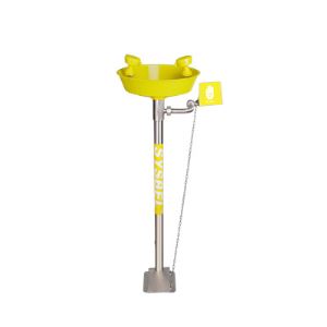 Bezpečnostní podstavec namontován systém oční výplach