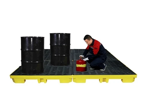Aplikace produktu|Palety SYSBEL pro bezpečné skladování chemikálií